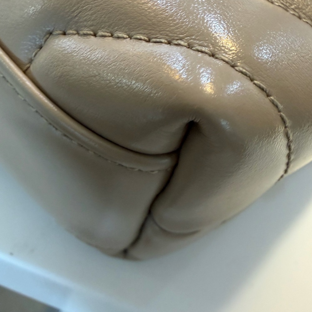 Saint Laurent Tan Quilted Leather Crossbody with Gold YSL Hardware - Picture 9 of 10